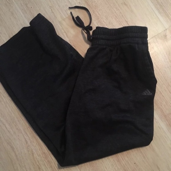 Dark gray  adidas sweatpants - Picture 2 of 4